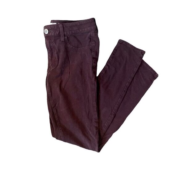 American Eagle Maroon Jeggings - Picture 1 of 6